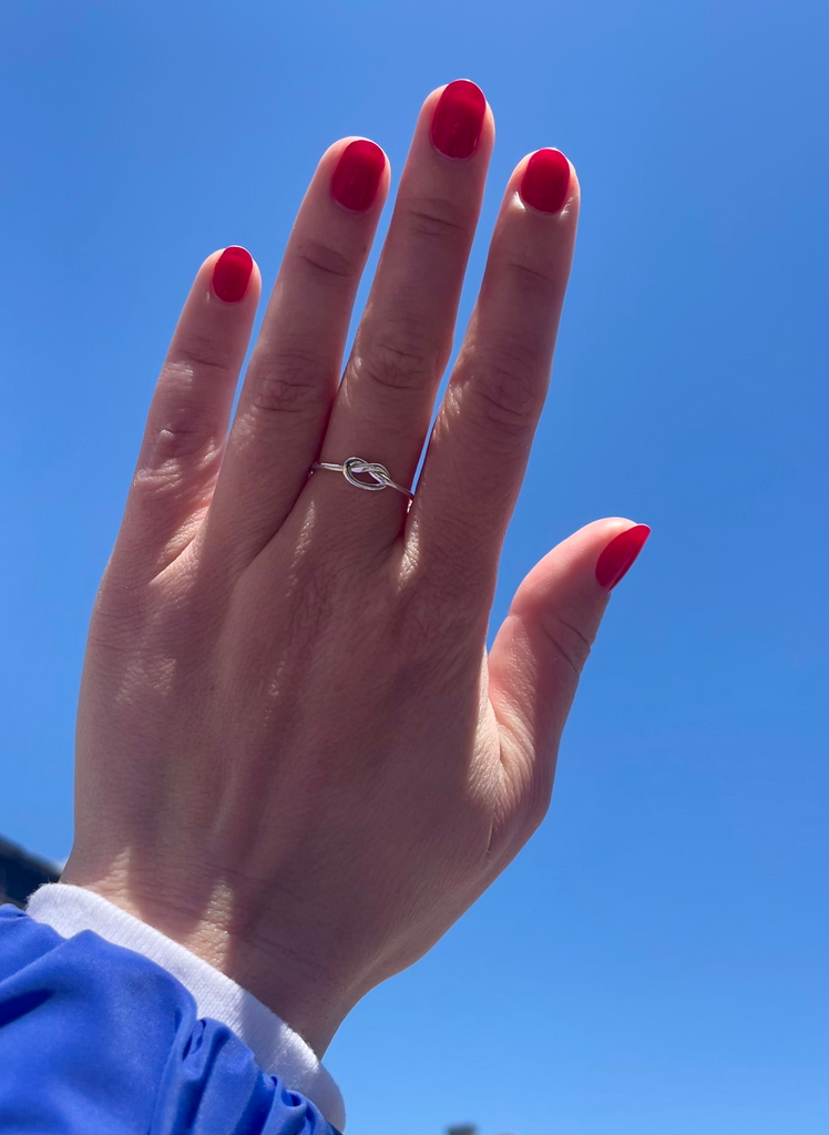 the sky's the limit in the silver knot ring