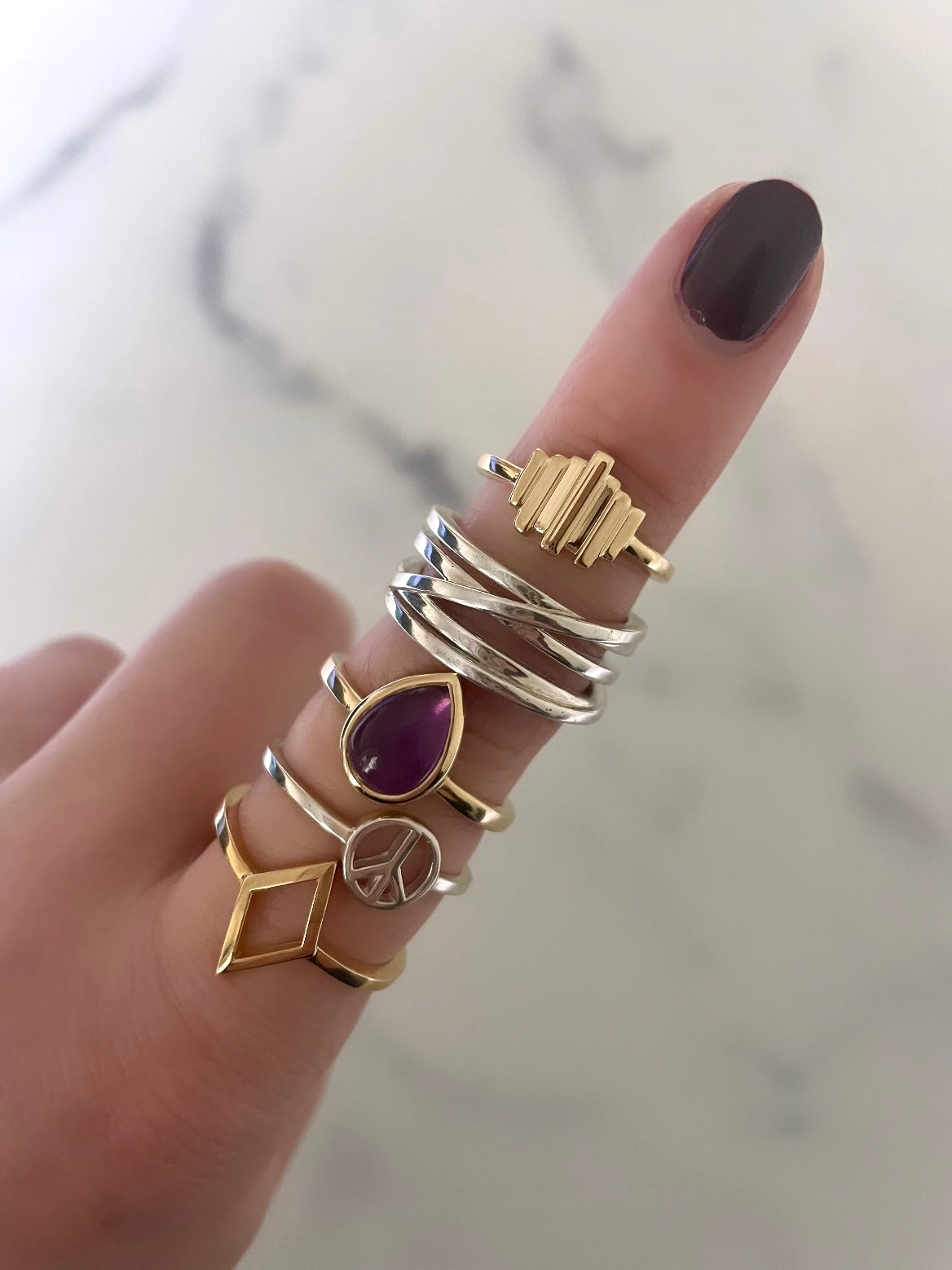 silver orbit ring