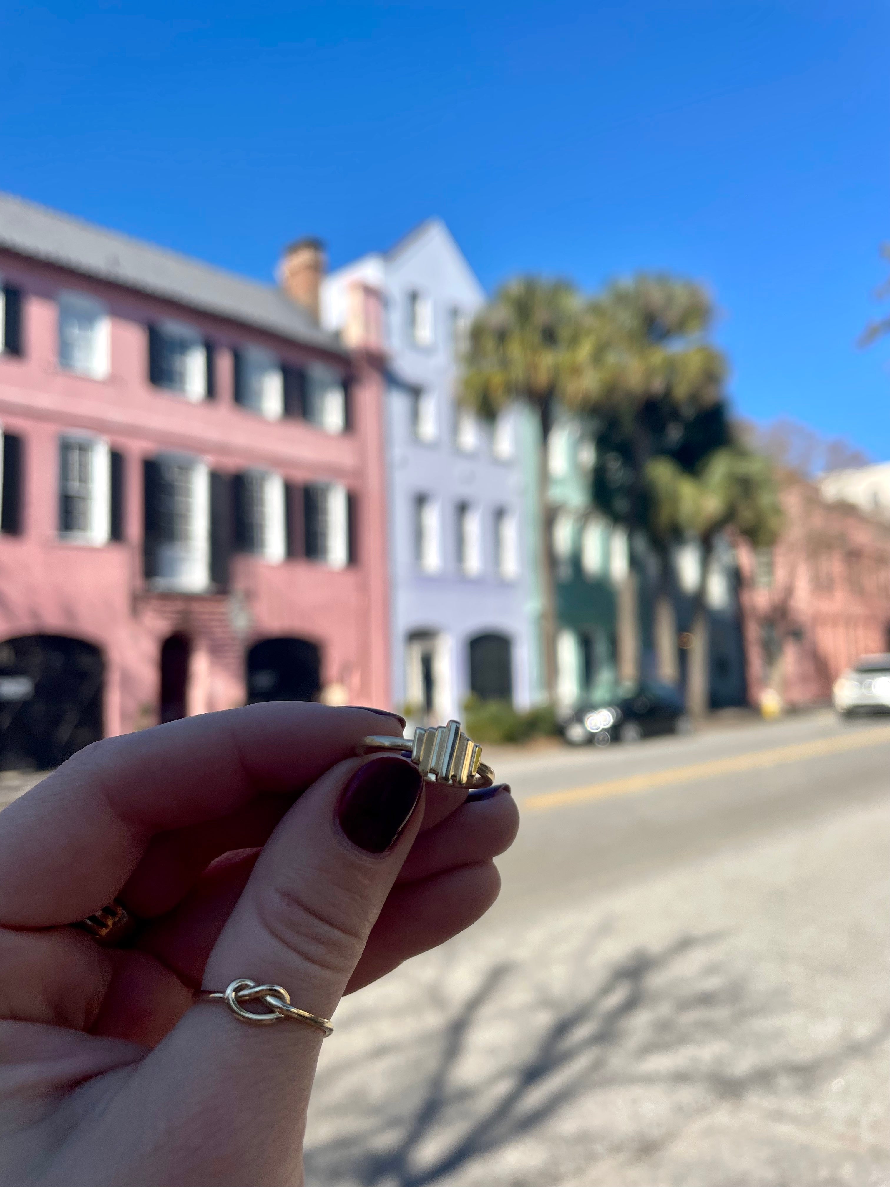 solid 14k gold knot ring