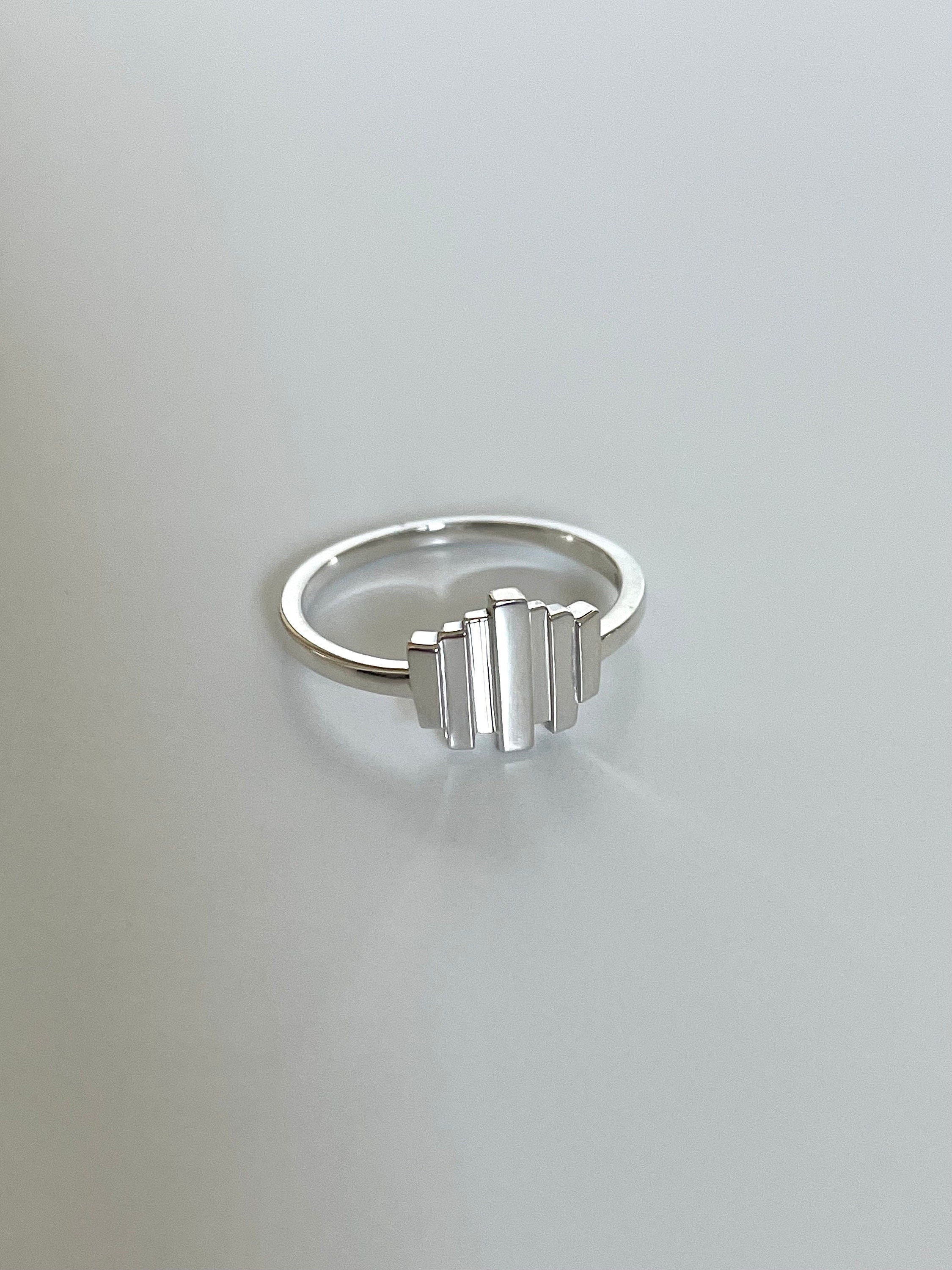 925 silver art deco ring